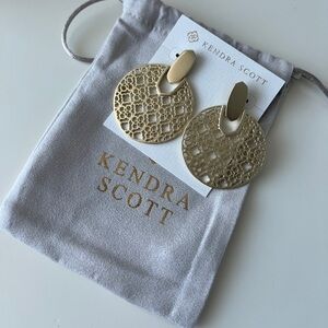 LIKE NEW - Kendra Scott Didi Gold Earrings